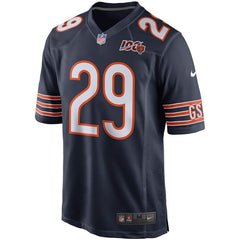 Tarik Cohen Chicago Bears 100th Season Game Jersey – Navy 2019