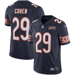 Tarik Cohen Chicago Bears NFL 100th Season Limited Jersey – Navy 2019