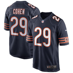 Tarik Cohen Chicago Bears NFL Draft Game Jersey - Navy 2019