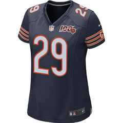 Tarik Cohen Chicago Bears Women's 100th Season Game Jersey – Navy 2019