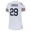 Image of Tarik Cohen Chicago Bears Women's 2019 100th Season Alternate Classic Game Jersey - White 2019