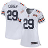 Image of Tarik Cohen Chicago Bears Women's 2019 100th Season Alternate Classic Game Jersey - White 2019