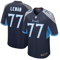 Taylor Lewan Tennessee Titans New Game Jersey – Navy 2019