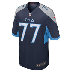 Taylor Lewan Tennessee Titans New Game Jersey – Navy 2019