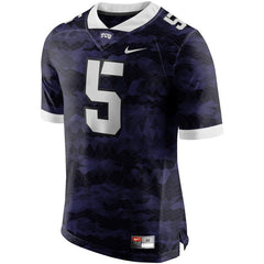 TCU Horned Frogs #5 Limited Football Jersey - Purple 2019