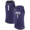 Image of TCU Horned Frogs College Replica Basketball Jersey – Purple 2019