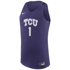 TCU Horned Frogs College Replica Basketball Jersey – Purple 2019