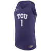 Image of TCU Horned Frogs College Replica Basketball Jersey – Purple 2019