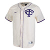 Image of TCU Horned Frogs Full-Button Vapor Performance Baseball Jersey – Natural 2019