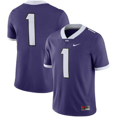 TCU Horned Frogs Game Football Jersey – Purple 2019