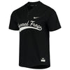 Image of TCU Horned Frogs Vapor Untouchable Elite Two-Button Replica Baseball Jersey - Black 2019