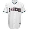 Image of Zack Greinke Arizona Diamondbacks Majestic Home Cool Base Player Jersey - White/Teal 2019