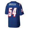 Image of Tedy Bruschi New England Patriots Mitchell &amp; Ness Retired Player Replica Jersey - Royal 2019