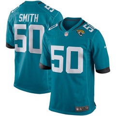 Telvin Smith Jacksonville Jaguars Player Game Jersey – Teal 2019