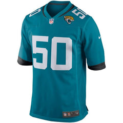 Telvin Smith Jacksonville Jaguars Player Game Jersey – Teal 2019