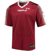 Image of Temple Owls Under Armour Replica Football Jersey - Garnet 2019