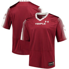 Temple Owls Under Armour Replica Football Jersey - Garnet 2019