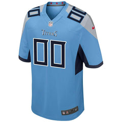 Tennessee Titans Custom Game Jersey – Light Blue 2019