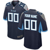 Image of Tennessee Titans Custom Game Jersey – Navy 2019