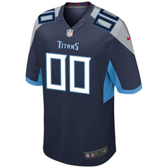 Tennessee Titans Custom Game Jersey – Navy 2019