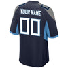 Image of Tennessee Titans Custom Game Jersey – Navy 2019