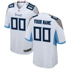 Tennessee Titans Custom Game Jersey – White 2019