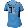 Image of Tennessee Titans Women's Custom Game Jersey – Light Blue 2019