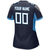 Image of Tennessee Titans Women's Custom Game Jersey – Navy 2019