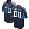 Image of Tennessee Titans Youth Custom Game Jersey – Navy 2019