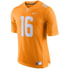 Image of Tennessee Volunteers No. 16 Limited Football Jersey - Tennessee Orange 2019