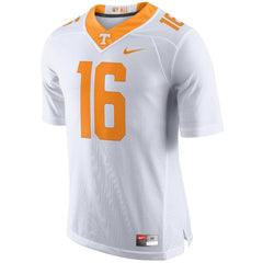 Tennessee Volunteers No. 16 Limited Football Jersey - White 2019