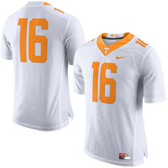 Tennessee Volunteers No. 16 Limited Football Jersey - White 2019