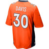 Image of Terrell Davis Denver Broncos Retired Player Game Jersey - Orange 2019