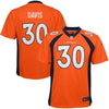 Image of Terrell Davis Denver Broncos Youth Retired Game Jersey - Orange 2019