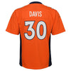 Image of Terrell Davis Denver Broncos Youth Retired Game Jersey - Orange 2019