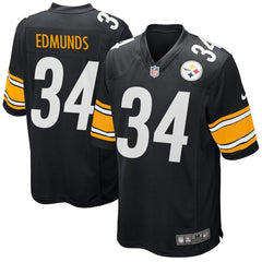 Terrell Edmunds Pittsburgh Steelers Game Jersey – Black 2019