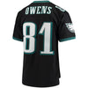 Image of Terrell Owens Philadelphia Eagles Mitchell &amp; Ness Retired Player Replica Jersey - Black 2019