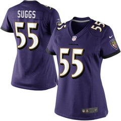 Terrell Suggs Baltimore Ravens Women's Limited Jersey - Purple 2019