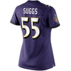 Image of Terrell Suggs Baltimore Ravens Women's Limited Jersey - Purple 2019