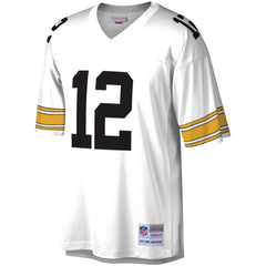 Terry Bradshaw Pittsburgh Steelers Mitchell & Ness 1976 Replica Retired Player Jersey - White 2019