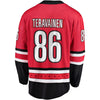 Image of Teuvo Teravainen Carolina Hurricanes Breakaway Player Jersey – Red 2019