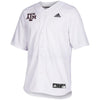 Image of Texas A&amp;M Aggies  Full Button Baseball Jersey - White 2019