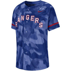 Texas Rangers Camo Jersey - Royal 2019