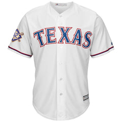 Texas Rangers Majestic 2019 Jackie Robinson Day Official Cool Base Jersey – White 2019