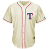 Image of Texas Rangers Majestic Cool Base Ivory Fashion Team Jersey - Cream 2019