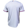 Image of Texas Rangers Majestic Official Cool Base Jersey - Gray 2019