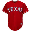 Image of Texas Rangers Majestic Official Cool Base Jersey - Red 2019