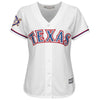 Image of Texas Rangers Majestic Women's 2019 Jackie Robinson Day Official Cool Base Jersey – White 2019