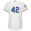 Image of Texas Rangers Majestic Women's 2019 Jackie Robinson Day Official Cool Base Jersey – White 2019