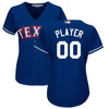 Image of Texas Rangers Majestic Women's Alternate Cool Base Custom Jersey – Royal 2019